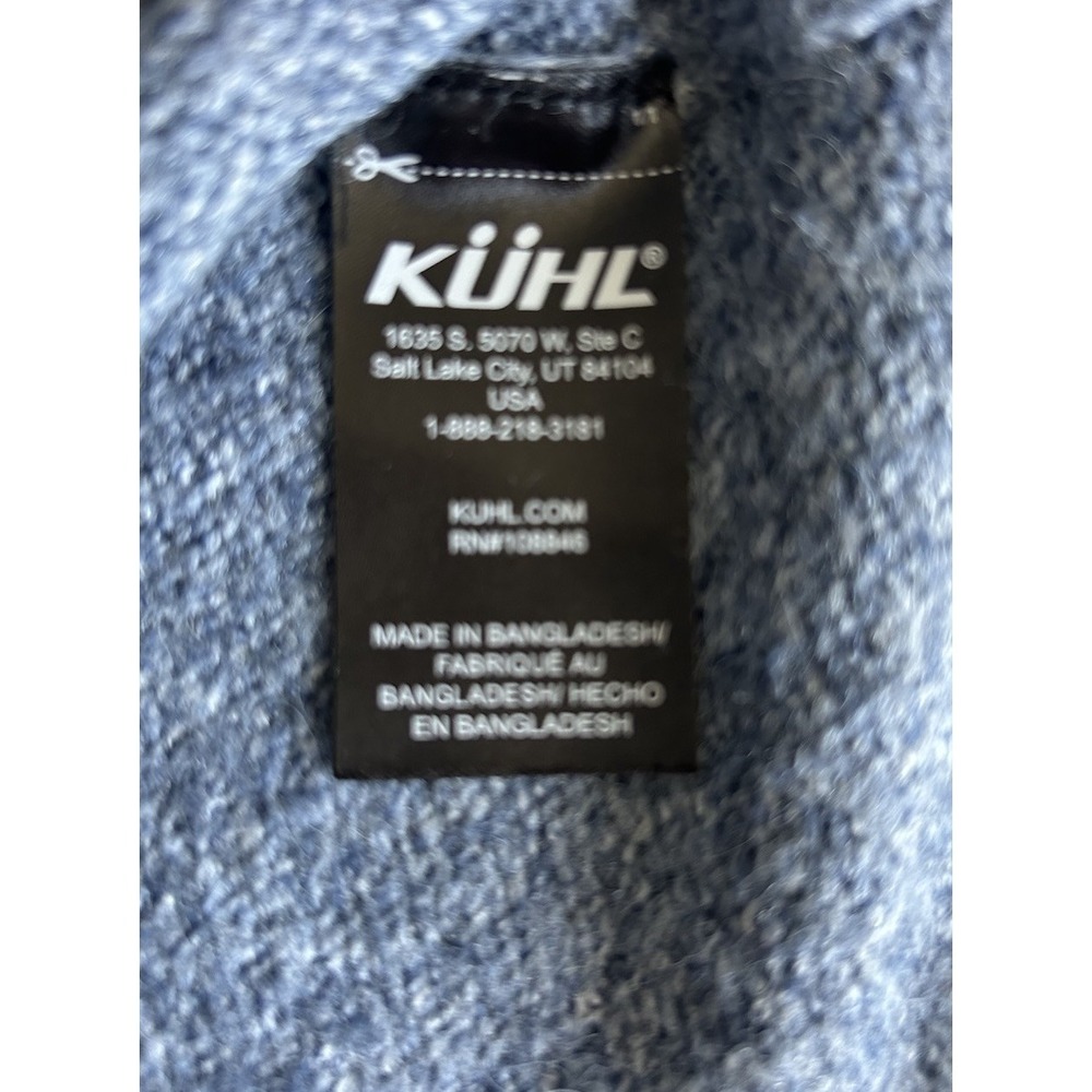 Kuhl Women's Blue Color Block Ombre Sweater V Neck Size Large - Picture 5 of 7